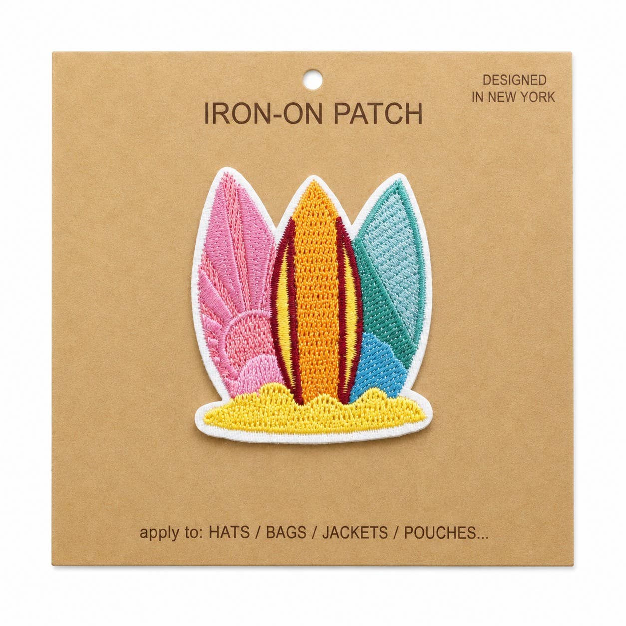 Surfing boards Embroidered Iron-On Patch