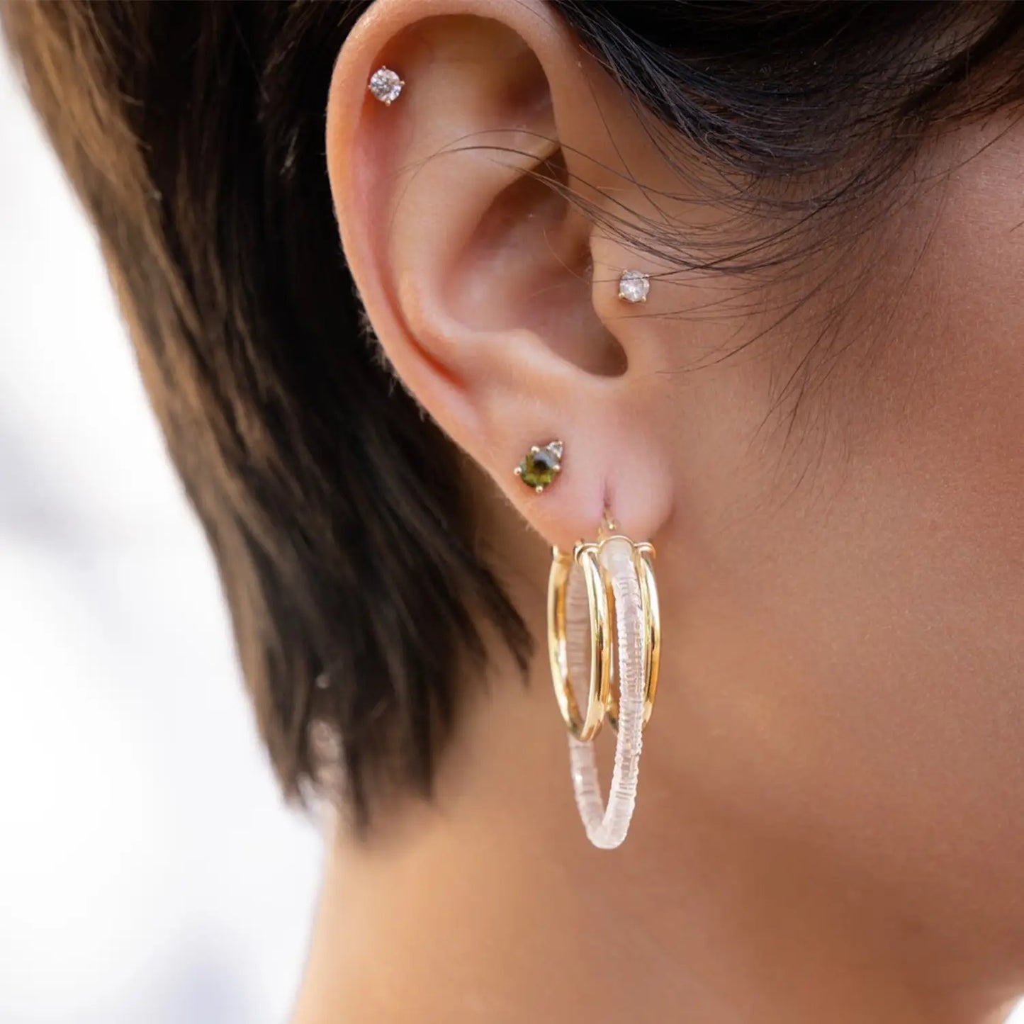 1.5" Multi Hoop Earrings