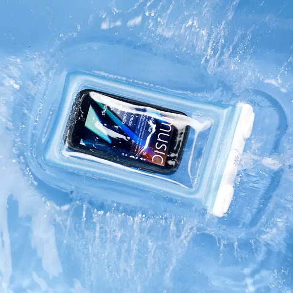 Dry Spell Water Defender Bag for Cell Phone in White