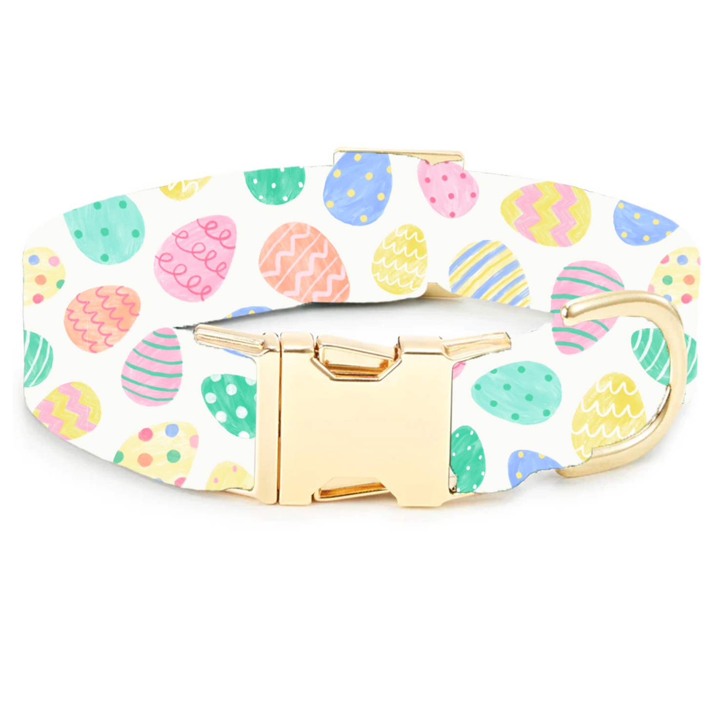 Easter Eggs Dog Collar
