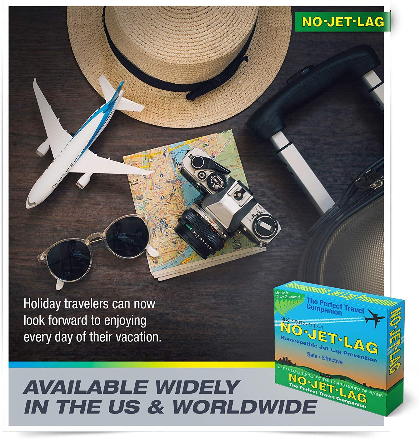 No Jet Lag Jet Lag Remedy Chewable 32 Tablets, Pills