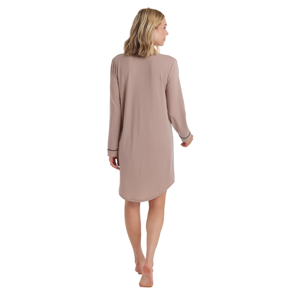Tatum -36" Shawl Collar Coco Sleepshirt Pajamas