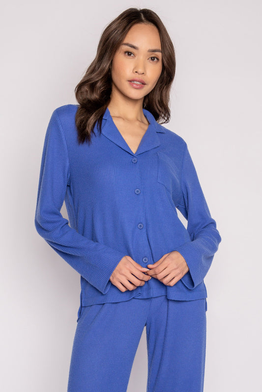 Long Sleeve Button Up Pajama Top - The Remix