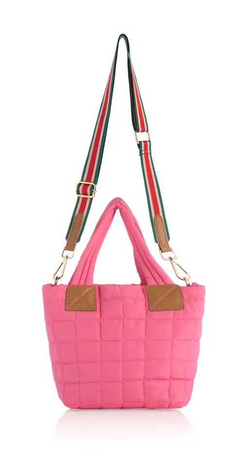 Pink Ezra Mini Tote Cross-Body