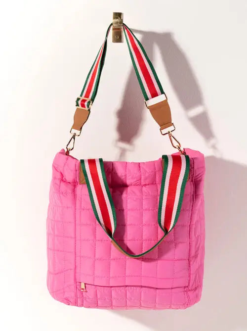 Pink Ezra Travel Tote Bag
