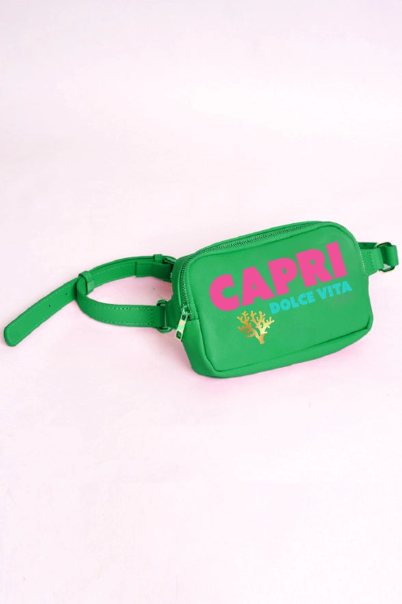 Franny Fanny Pack Bag - Capri (Kiwi Green)