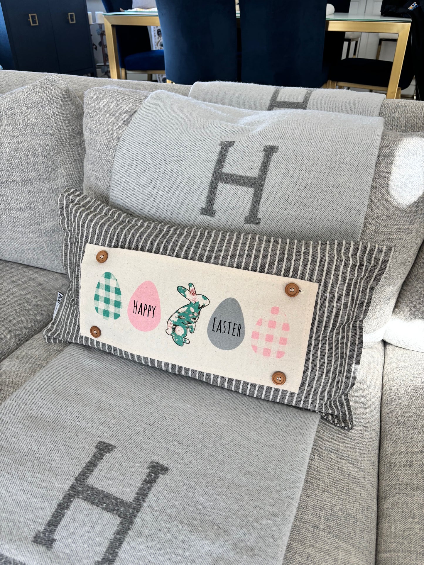 Easter pillow panel