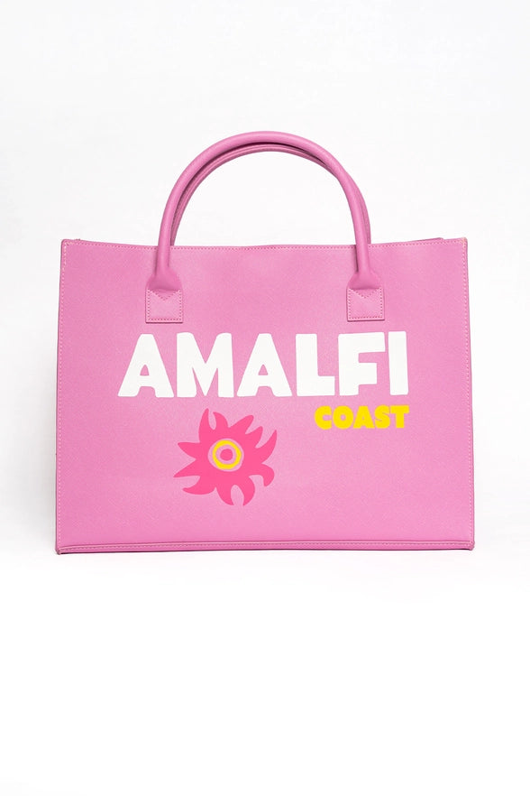 Amalfi Coast Tote / Handbag- in Guava Pink