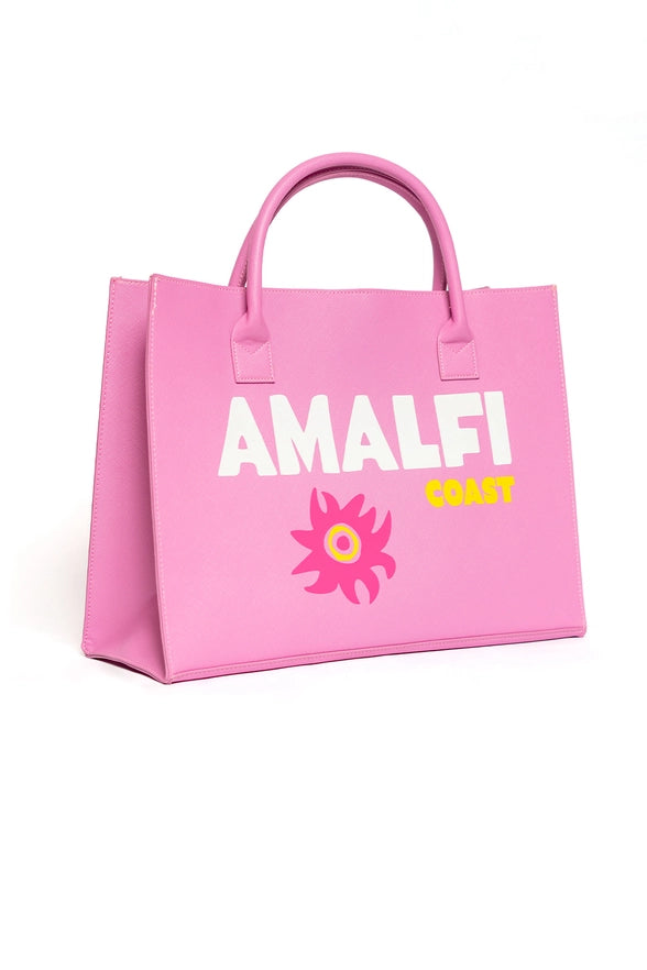 Amalfi Coast Tote / Handbag- in Guava Pink