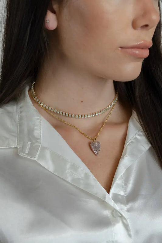 Moody Heart Charm for Necklace