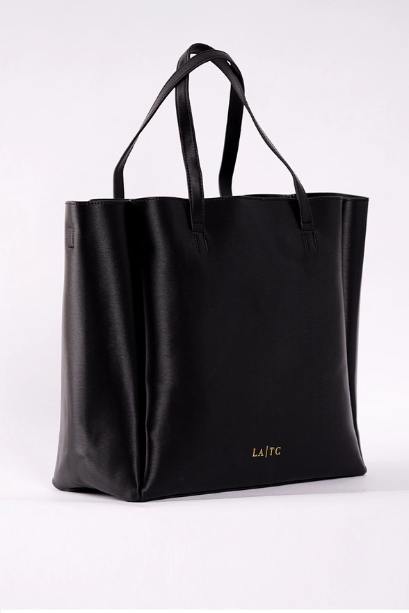 Never Ending Tote / Handbag- Fluent Italian (Black)