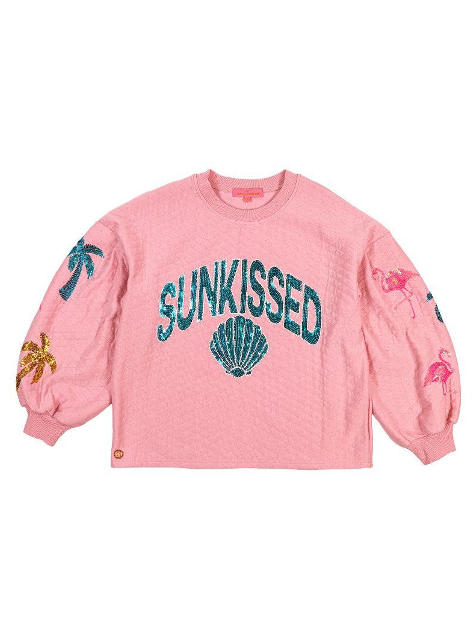 Sunkissed Quilted Crewneck Sweatshirt