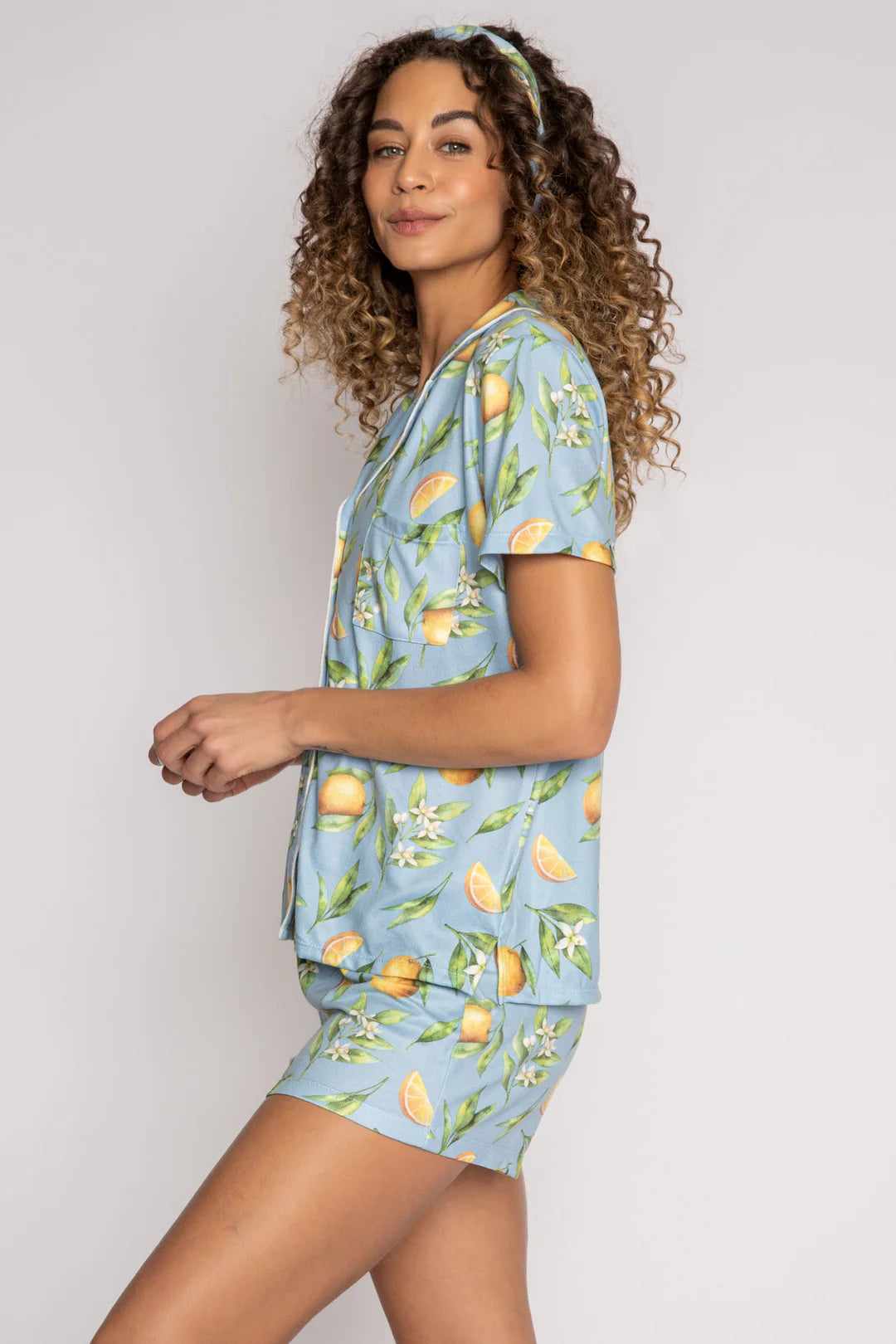Orange Juice PJ Shorts Set from PJ Salvage