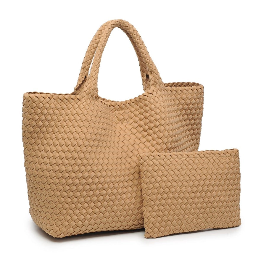 Sky'S the Limit - Large Woven Neoprene Tote / Handbag