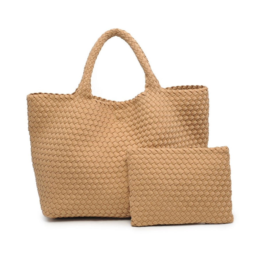 Sky'S the Limit - Large Woven Neoprene Tote / Handbag
