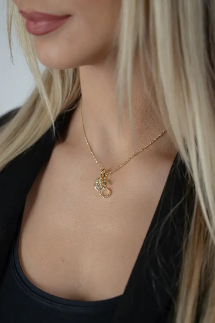 Sleek Initial Charms for Necklace