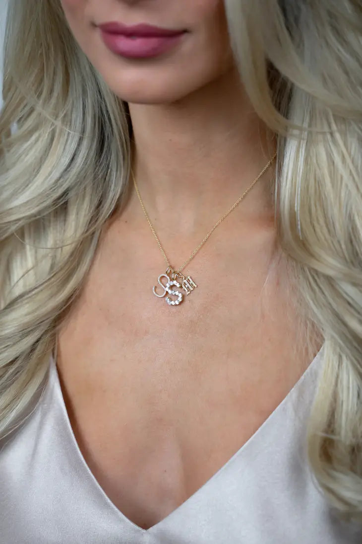 Standout Initial Charms for Necklace