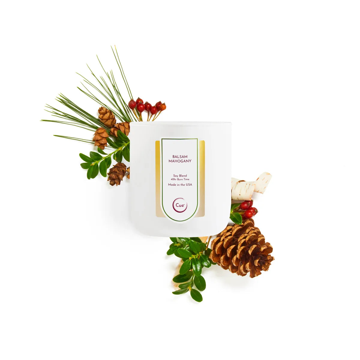 Balsam Mahogany 7.5oz Candle Christmas