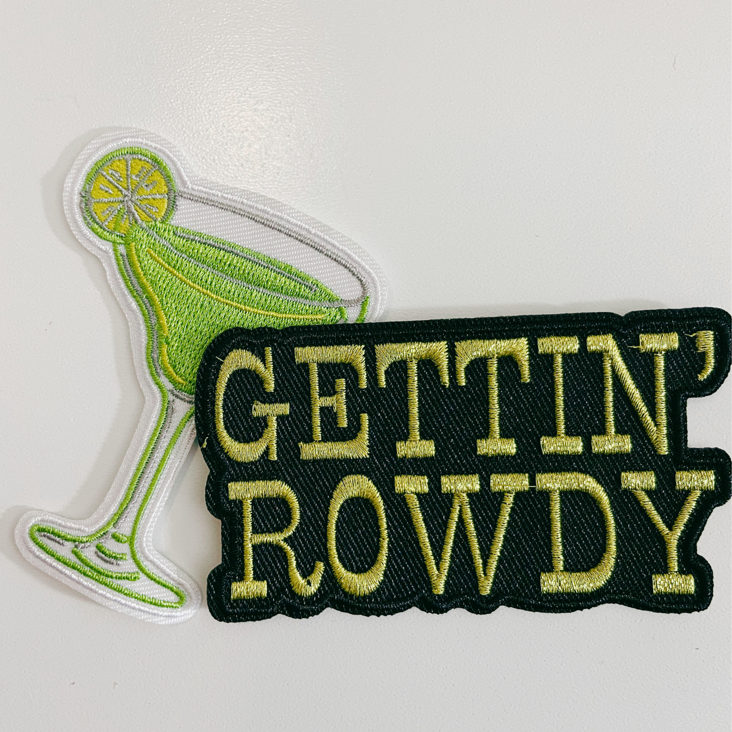 2.5" Margarita - Embroidered Hat Patch (new Version)