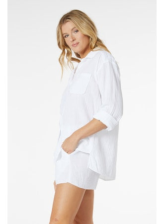 Flowy Button-up Shirt