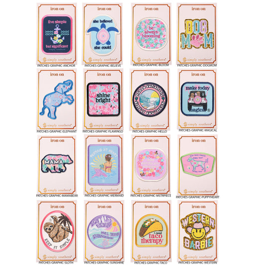 Variety of Graphic Patches