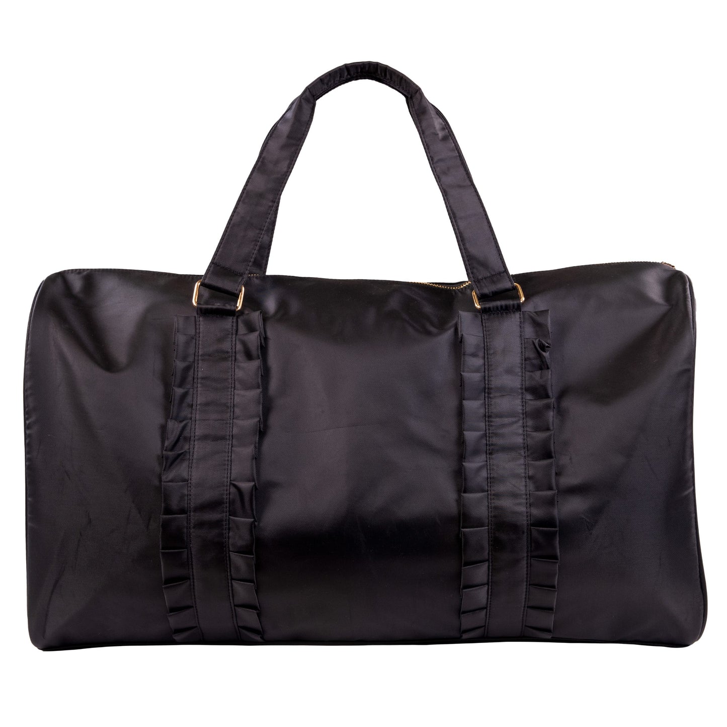 Ruffle Duffle Bag in Pink or Black