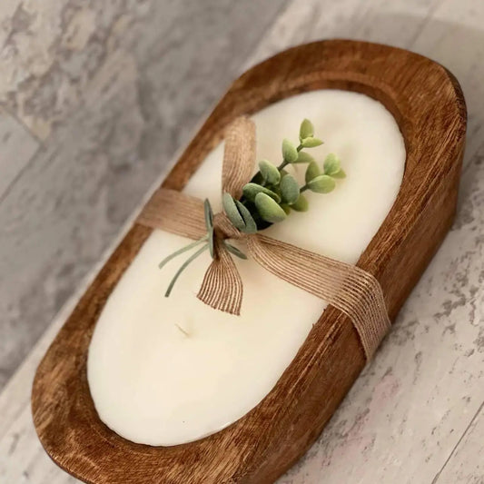 16oz Dough Bowl Candle in Cowboy Scent