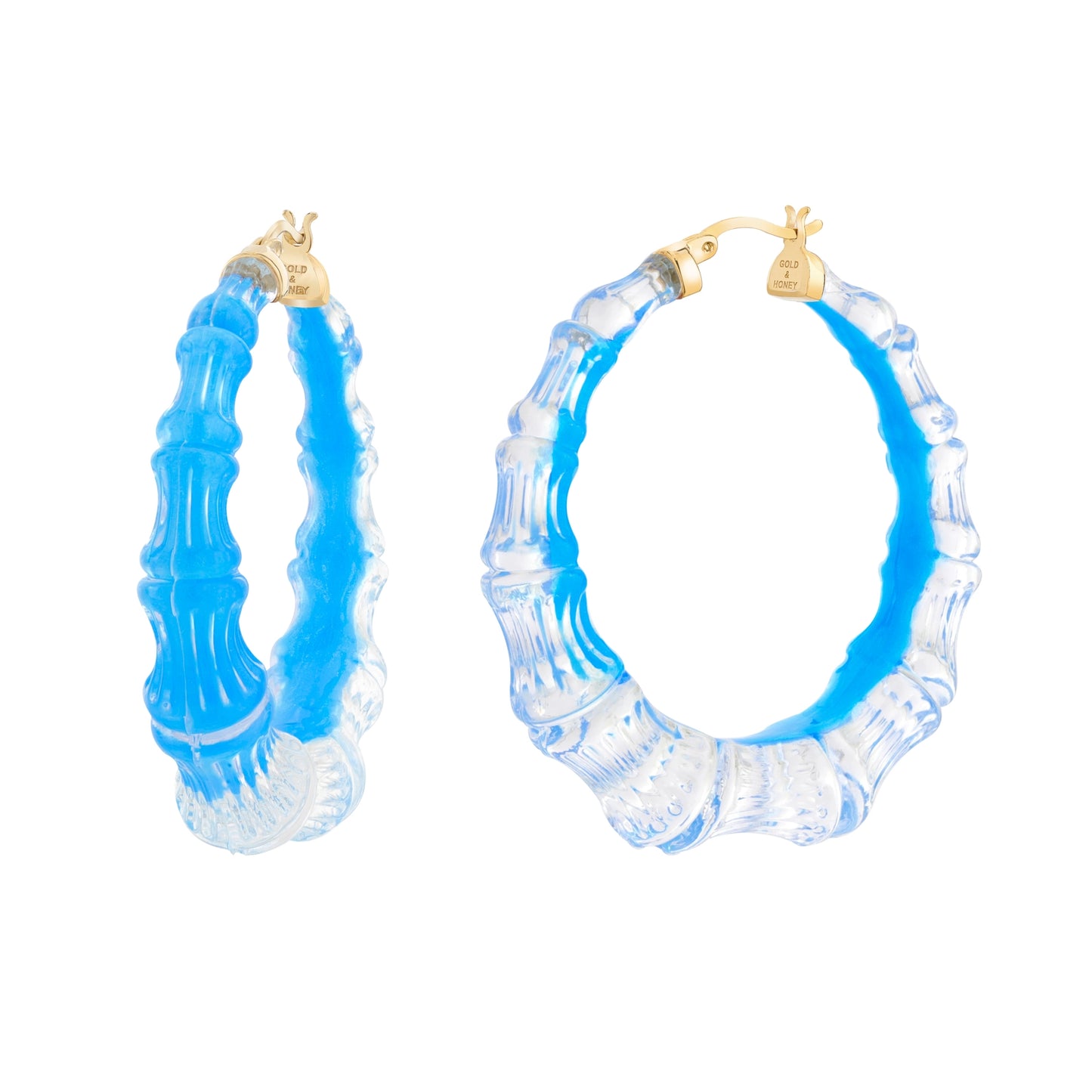 2" Illusion Bamboo Hoops in Fiji