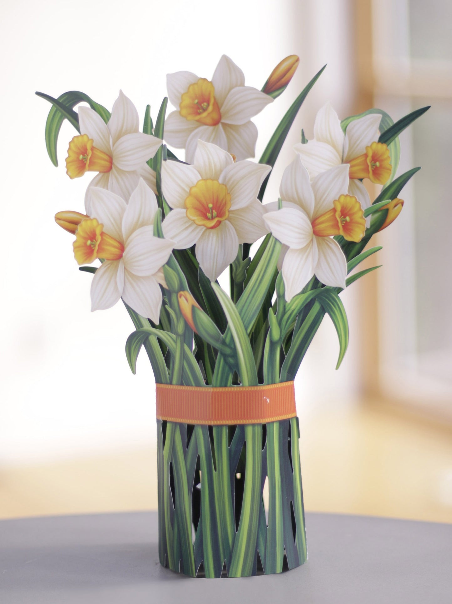 Daffodils Pop up Flower Bouquet Card