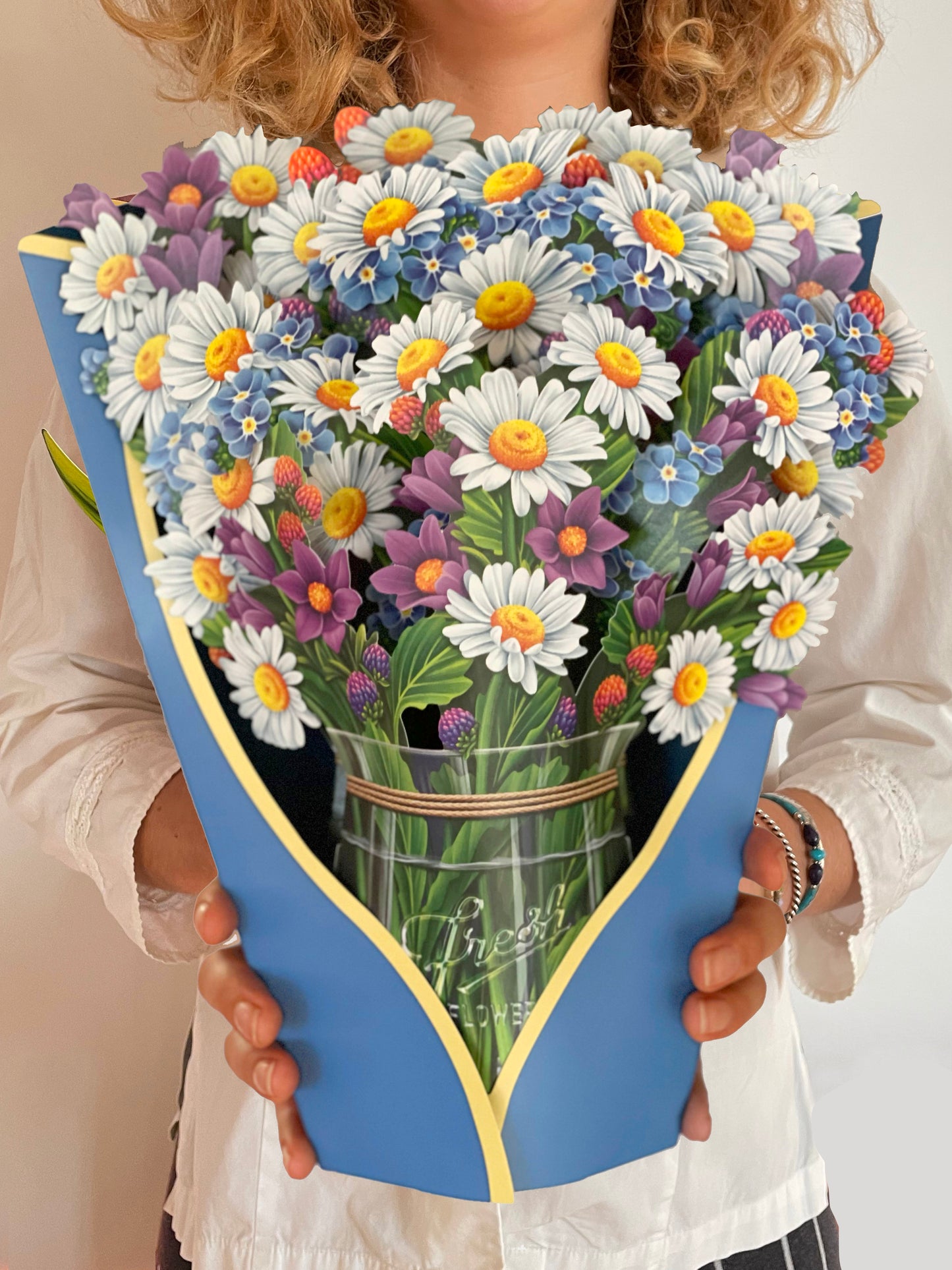 Field of Daisies Pop Up Flower Bouquet