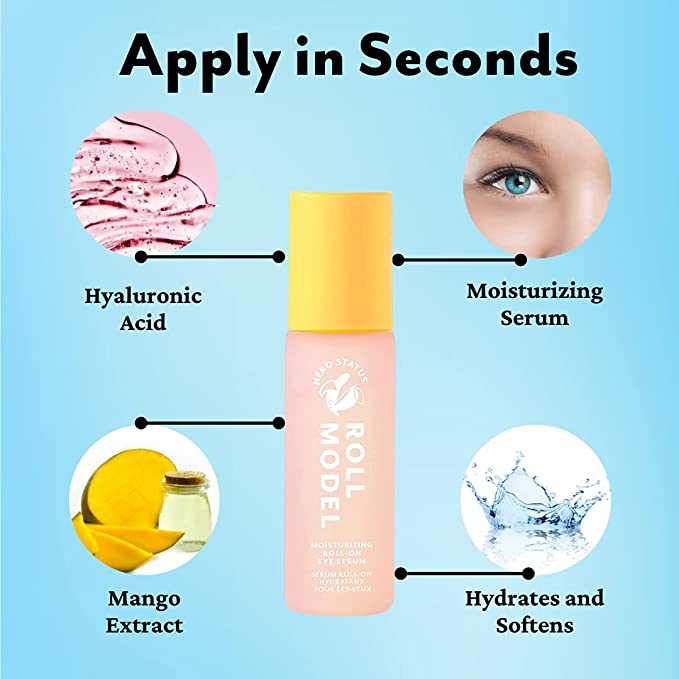 Hero Status Roll Model Moisturizing Roll-On Eye Serum Kit