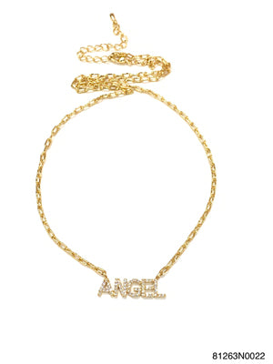 ANGEL Necklace, Gold