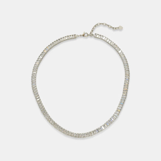 15" Baguette Cut CZ Necklace