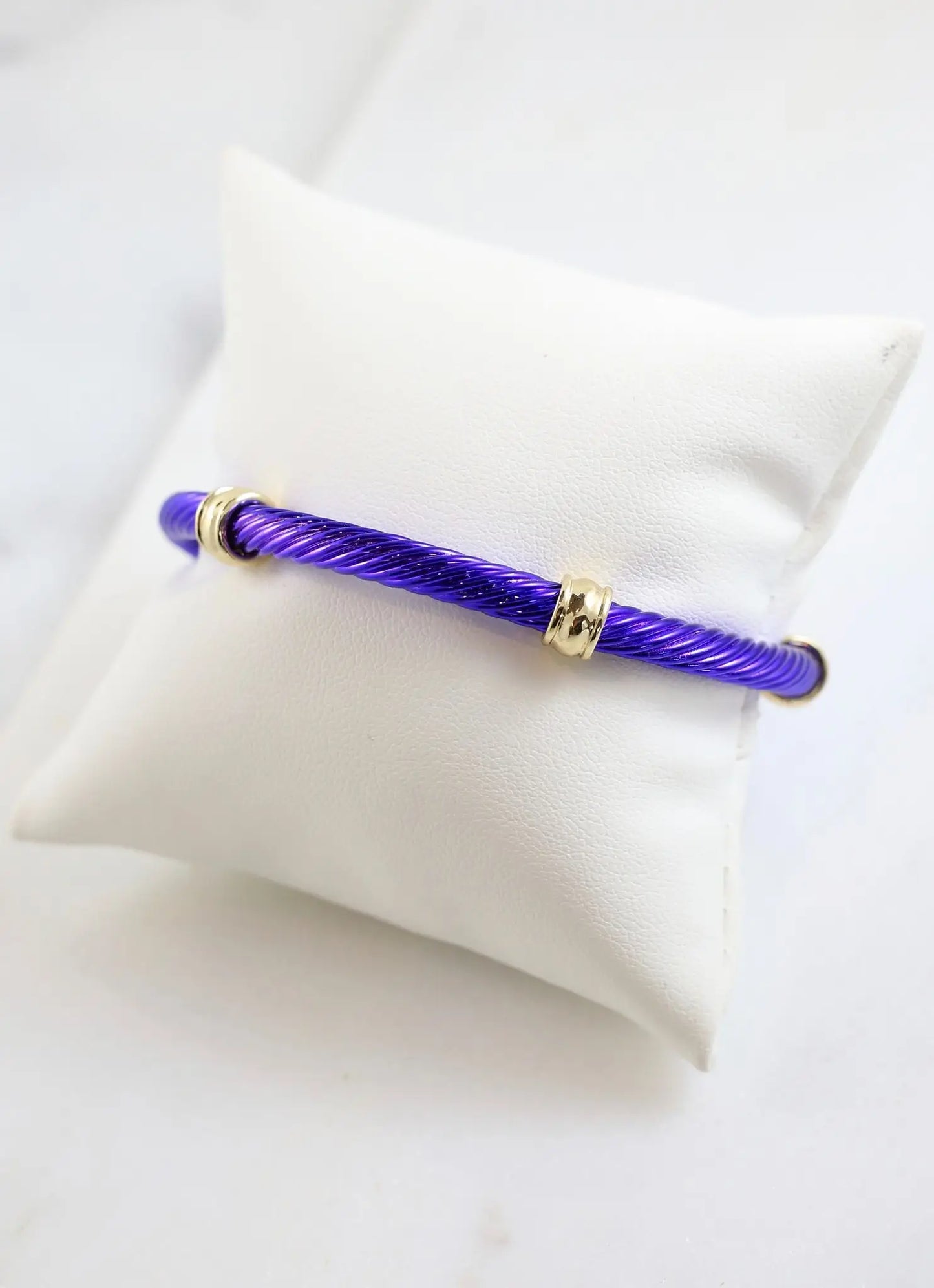 Abbottsford Stretch Cable Bracelet Blue