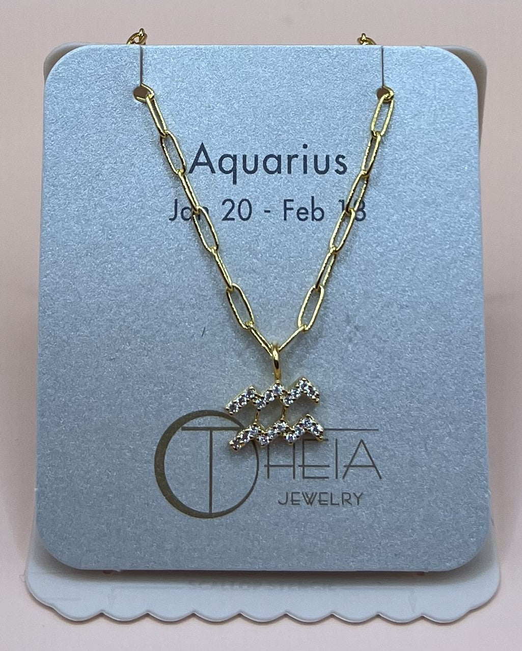 Zodiac sign necklace