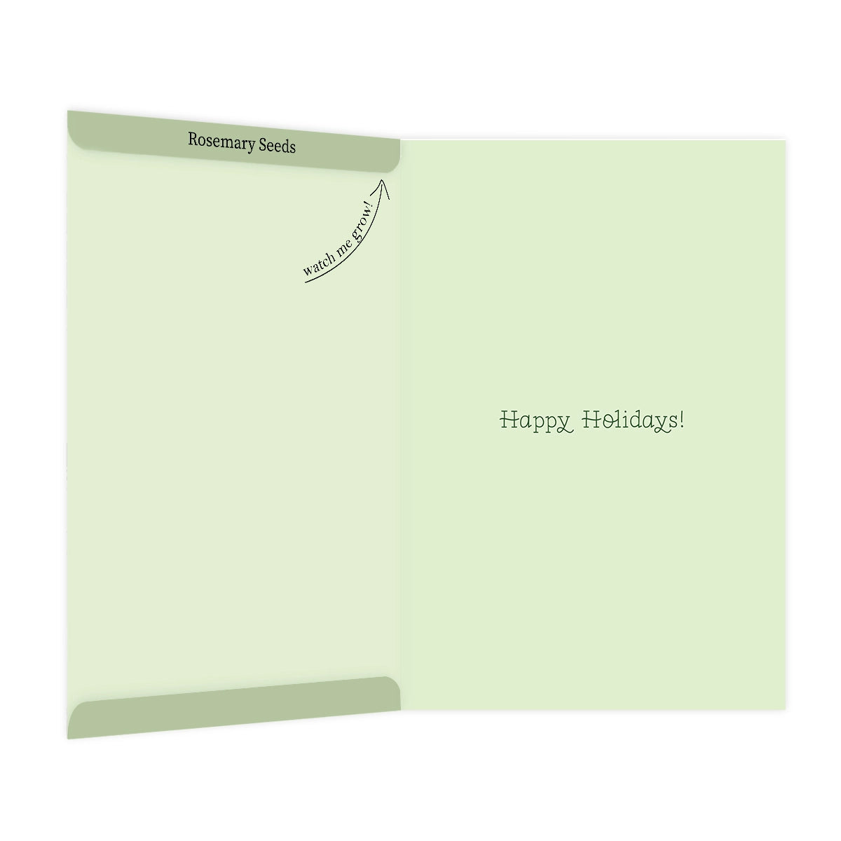 Holiday Growable Greeting Cards with Seeds