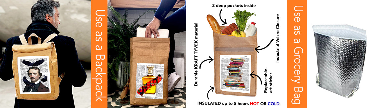 Artnwordz Just Bee Tyvek All Purpose Insulated Bagpack