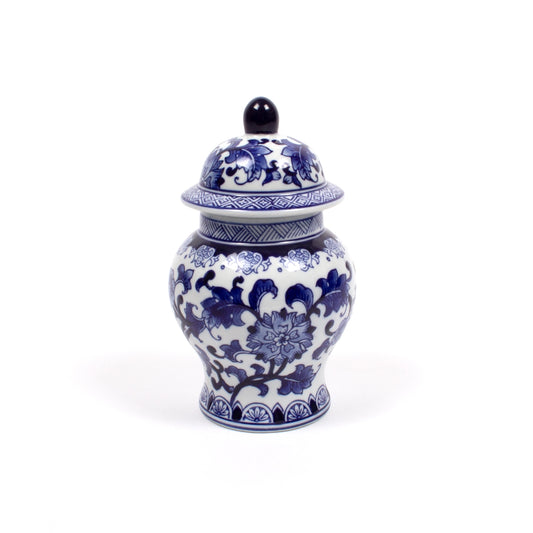 Blue Chinoiserie Ginger Jar - Small