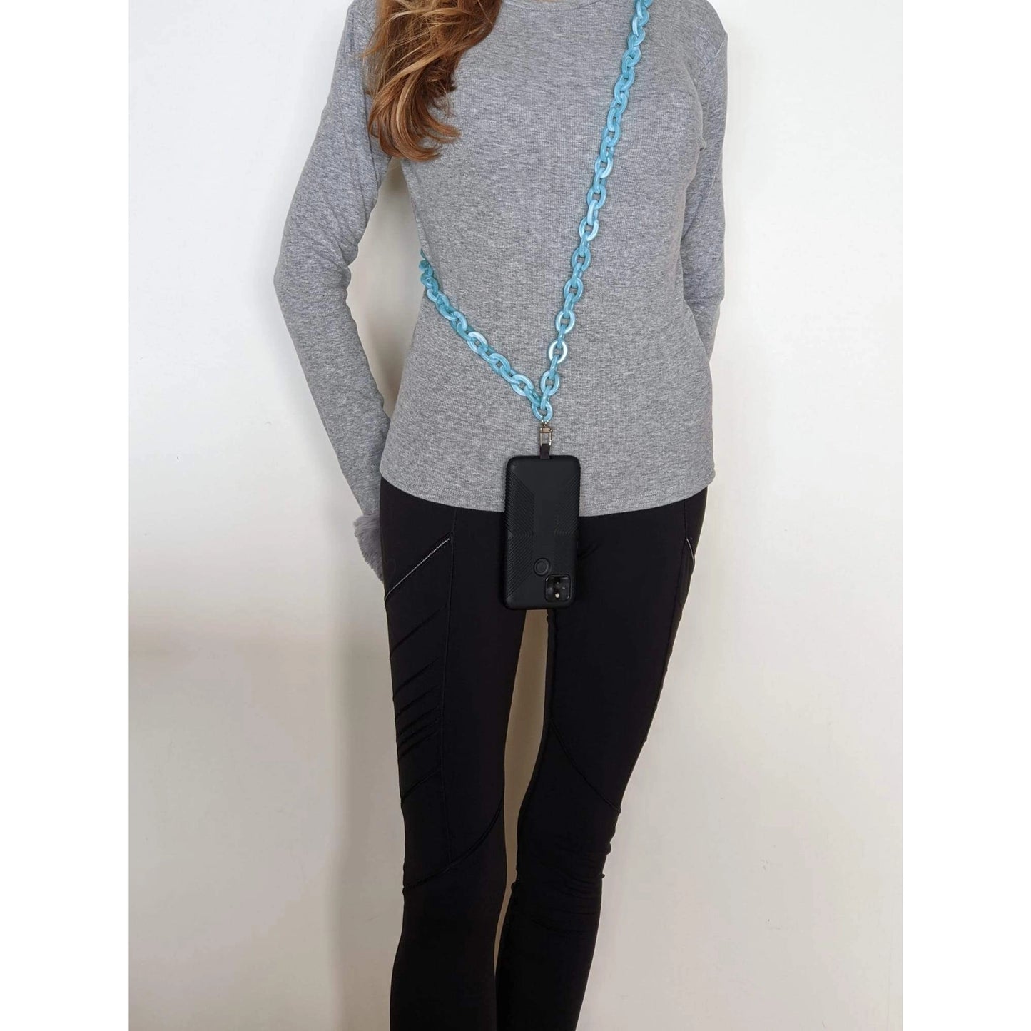 Blue Ice - Crossbody Cell Phone Chain