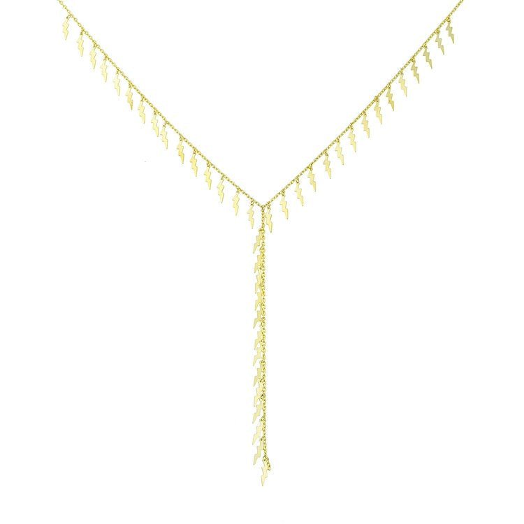 Bolt Lariat Necklace