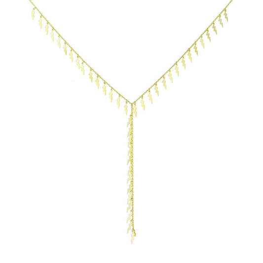 Bolt Lariat Necklace