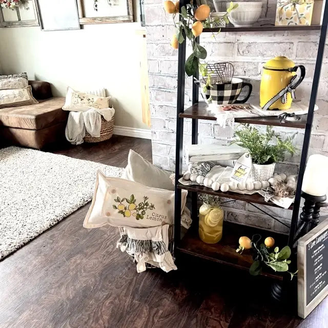 Citrus Lemon Pillow Panel