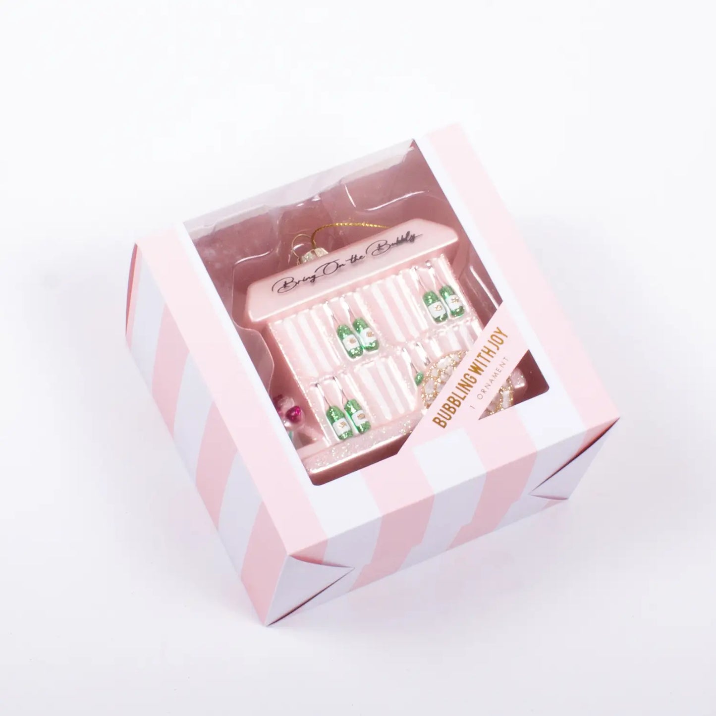Bubbly Cart Ornament - Christmas