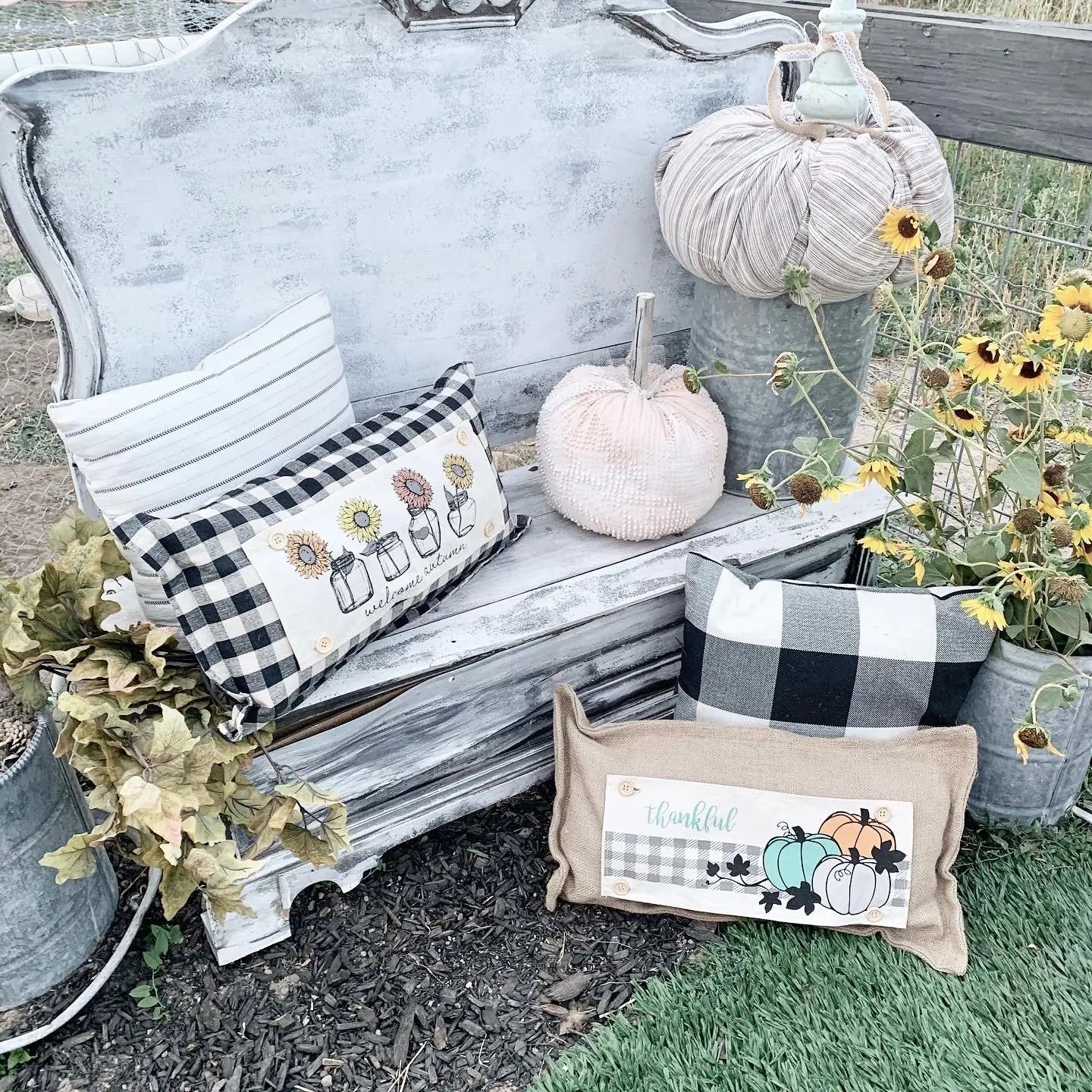 Seasonal Bundle Pillow Set: BUFFALO CHECK (comes with foam insert and these 4 panels in back pocket)