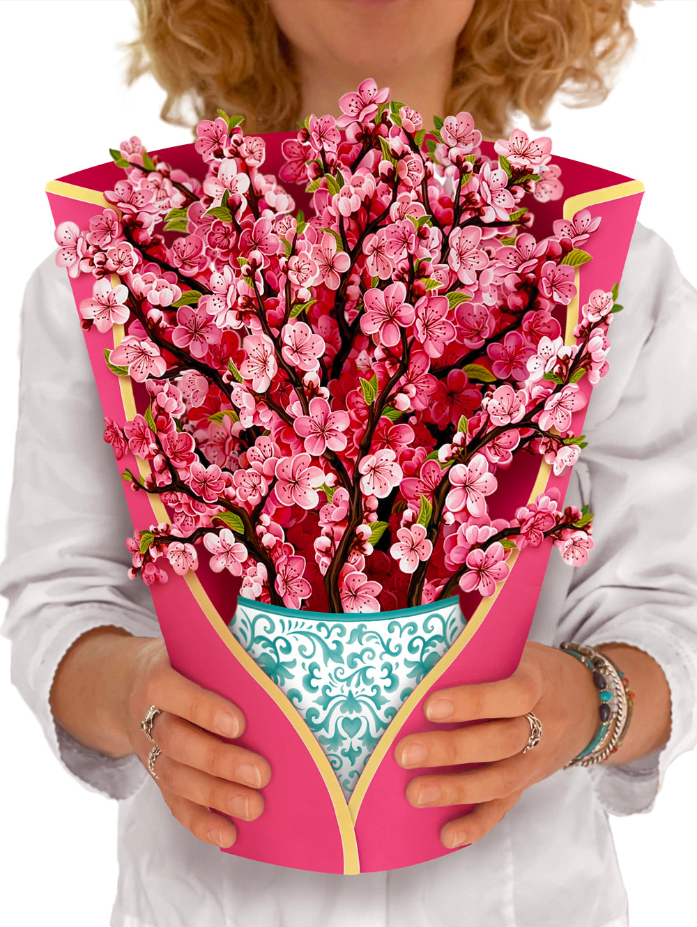 Cherry Blossom Pop Up Flower Bouquet