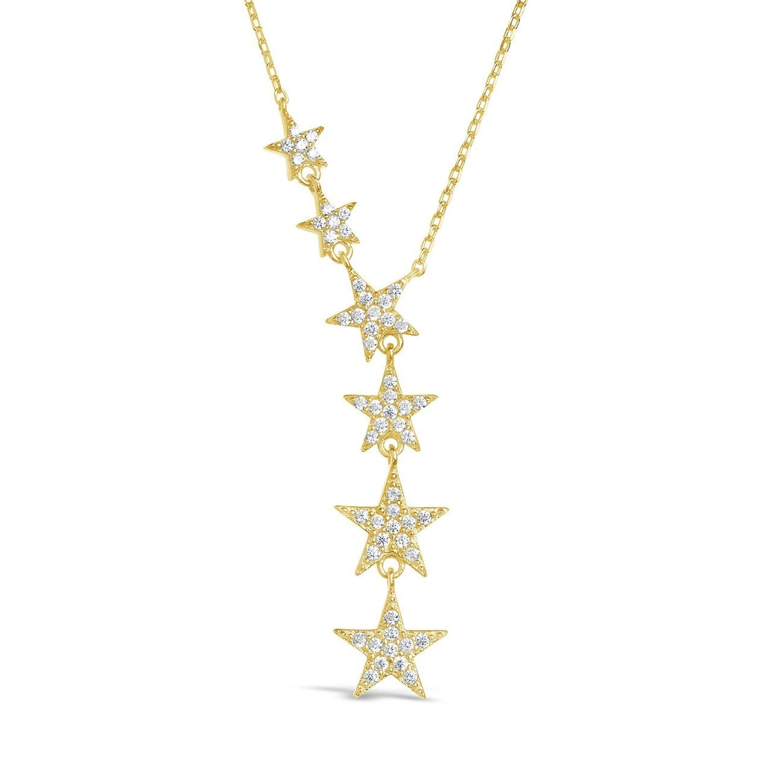 CZ Star Y Necklace