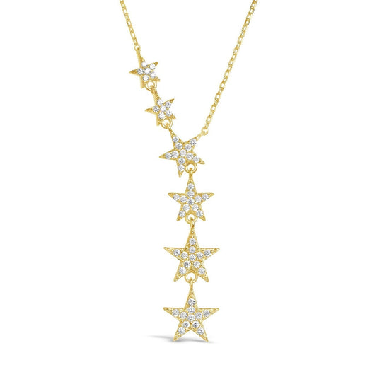 CZ Star Y Necklace