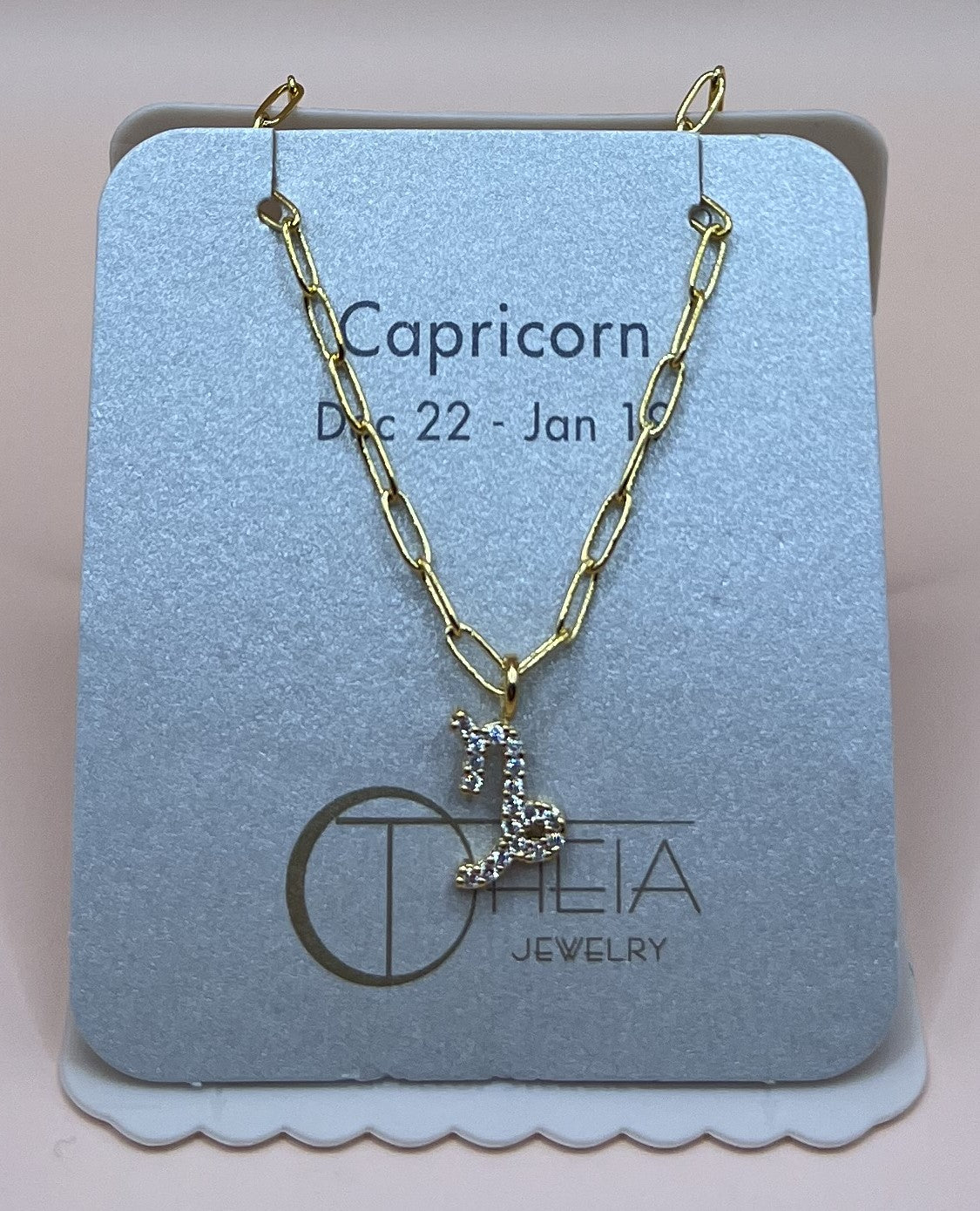 Zodiac sign necklace