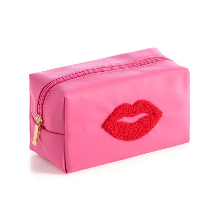 Cara Lips Cosmetic Pouch / Bag, Pink