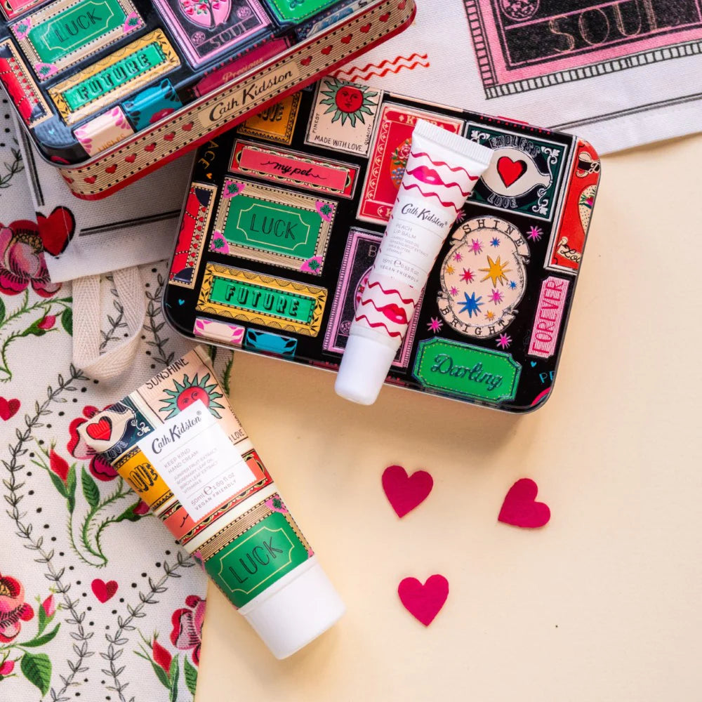 Cath Kidston Keep Kind Hand lotion & Lip balm Tin